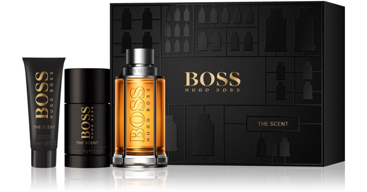 Coffret hugo boss the scent hot sale