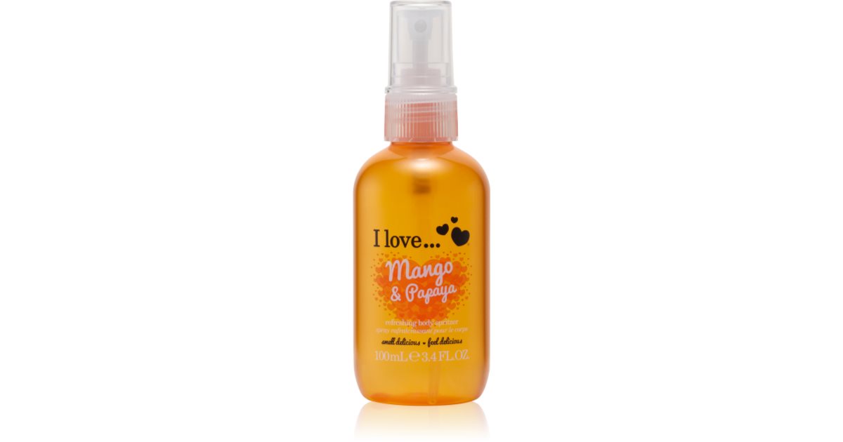 I love... Mango & Papaya odświeżający spray do ciała opinie | notino.pl