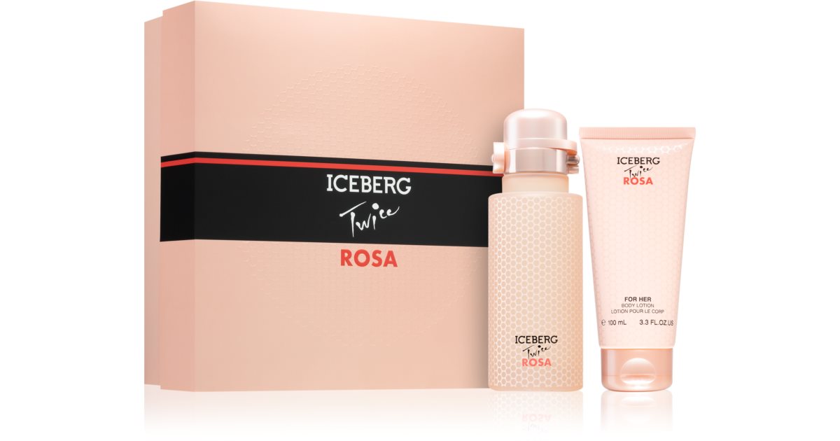 Iceberg Twice Rosa coffret pour cadeau femme