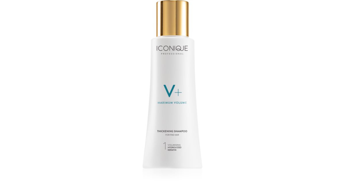 ICONIQUE Professional V+ Maximum volume Thickening shampoo Shampoo für mehr Haarvolumen bei