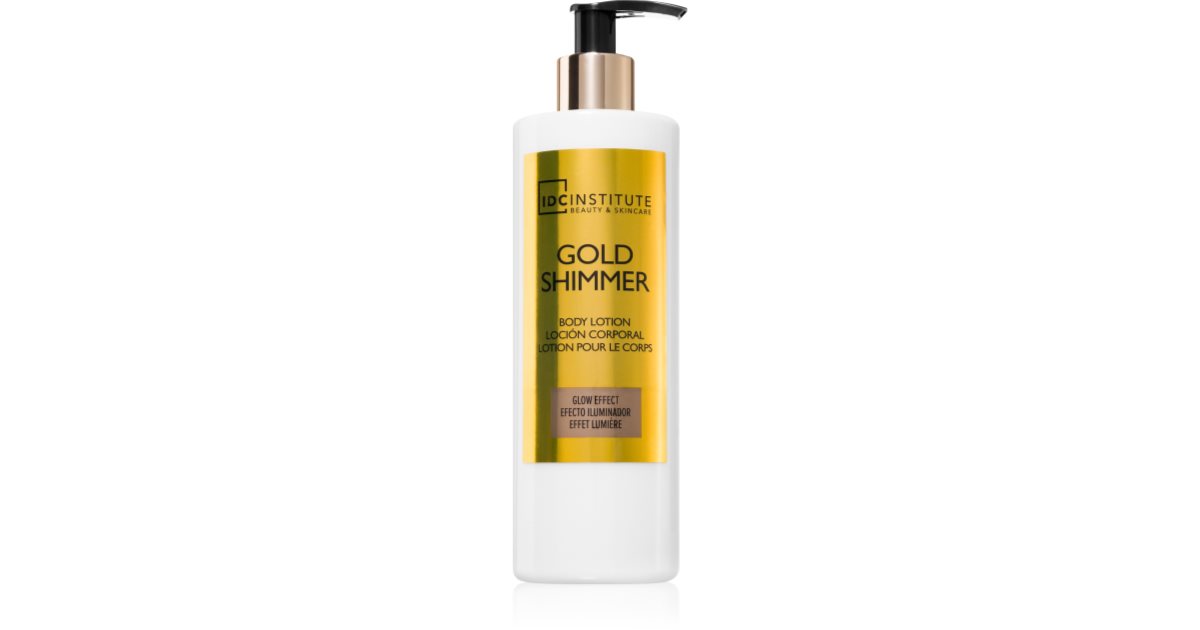 IDC Institute Gold Shimmer Hydrating Body Lotion notino.ie