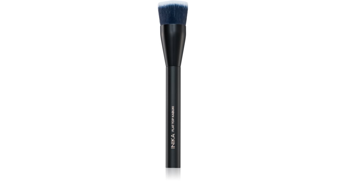 INIKA Organic Flat Top Kabuki Brush pinceau kabuki fond de teint