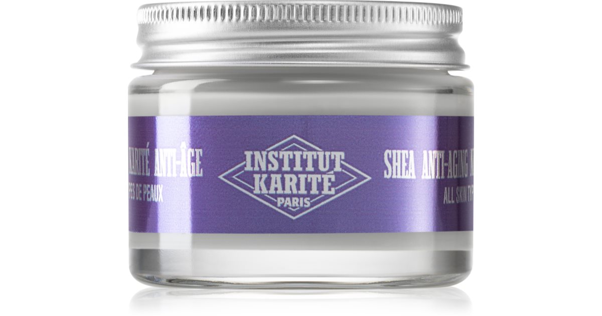 Institut Karité Paris Shea Butter Nachtcreme – 50 Ml, Für Alle Hauttypen, Made In France