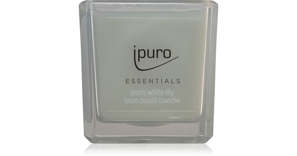 ESSENTIALS ipuro pure white scented candle – IPURO