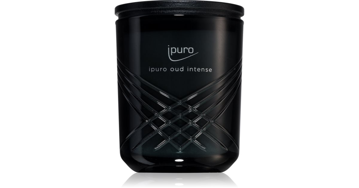 Ipuro OUD INTENSE Raumduft – Schwarz, Glasflakon, BHT 7,90x29,60x7,90 Cm