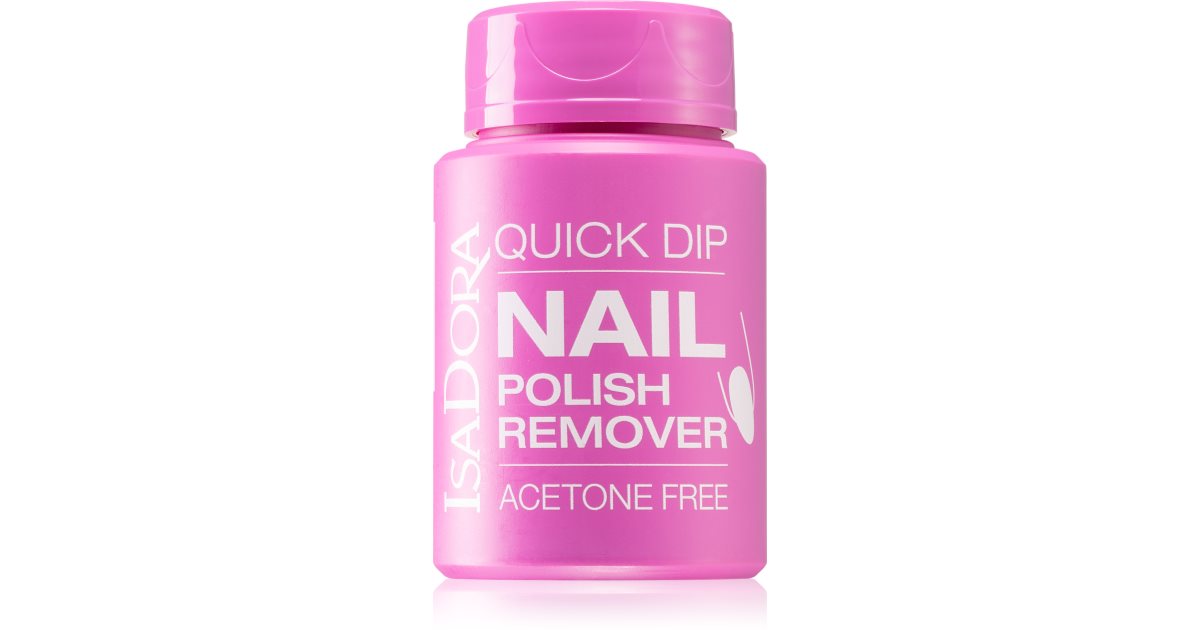 IsaDora Quick Dip nail polish remover without acetone notino.co.uk