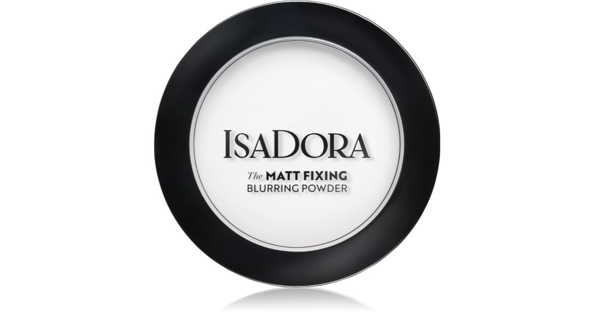 Blurring Powder Bench IsaDora Matt Fixing Blurring Powder mattifying transparent powder for ...