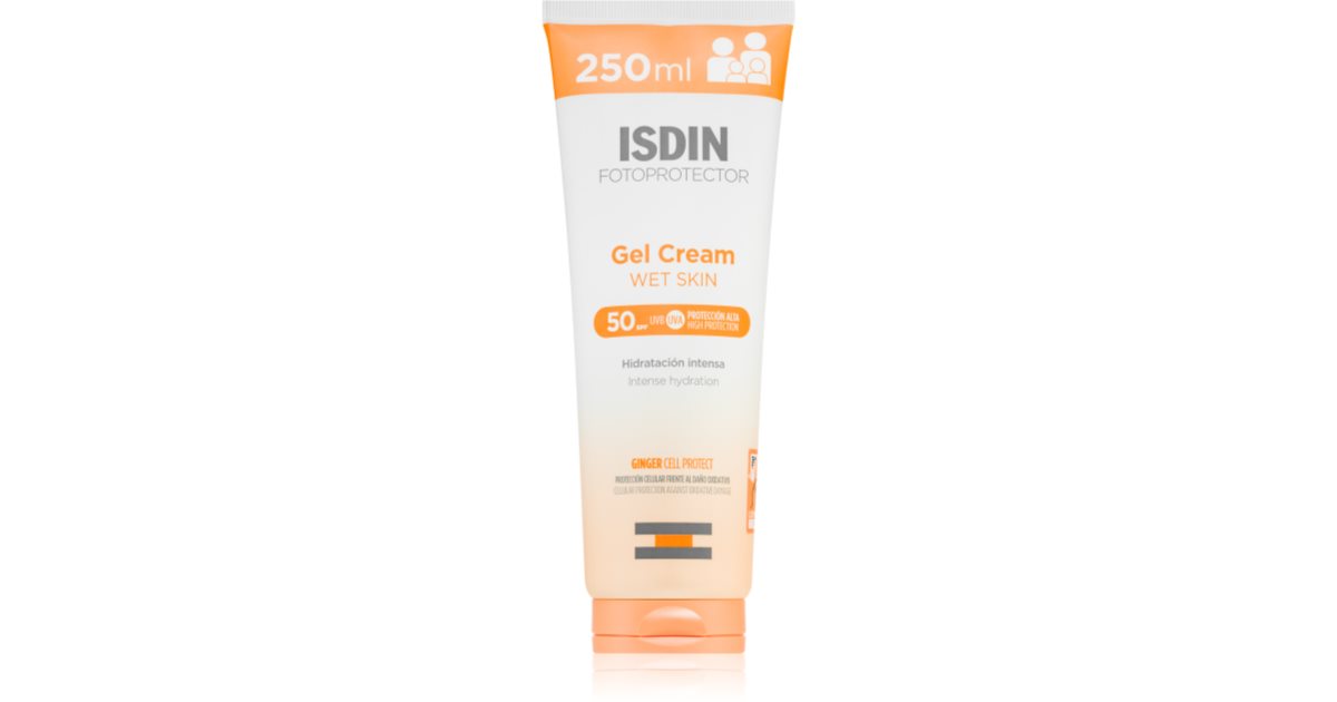 Isdin Fotoprotector Wet Skin Sunscreen With Moisturising Effect Notino Co Uk