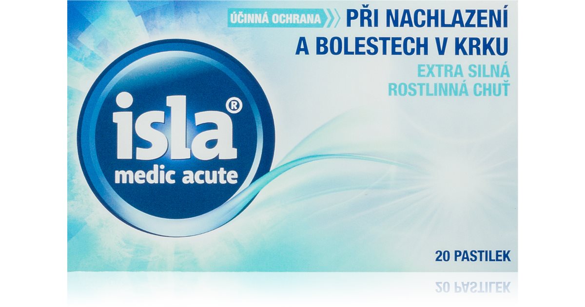 Isla Medic Acute Pastilky Proti Silné Bolesti V Krku Notinocz 2594