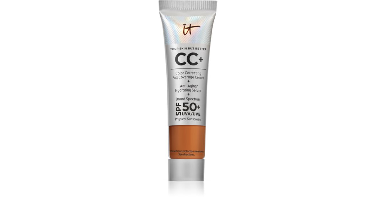 IT Cosmetics Your Skin But Better CC+ Mini high cover foundation SPF 50 ...