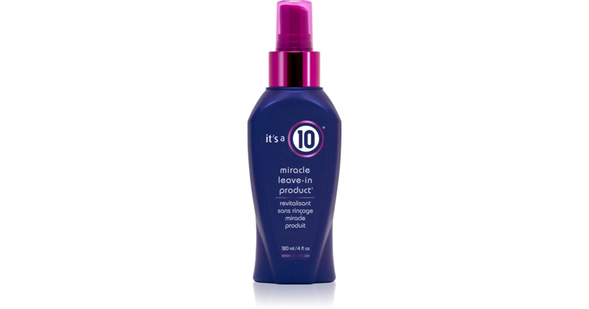 it's a 10 Miracle Leave-in Product