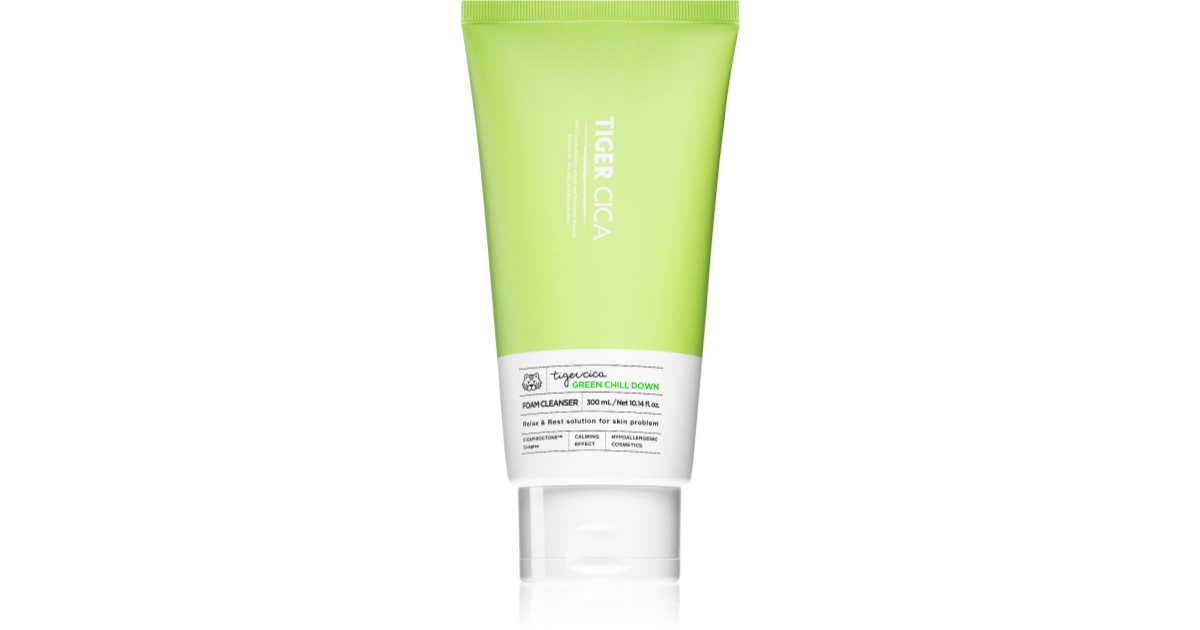 It´s Skin Tiger Cica Green Chill Down Refreshing Cleansing Foam for ...