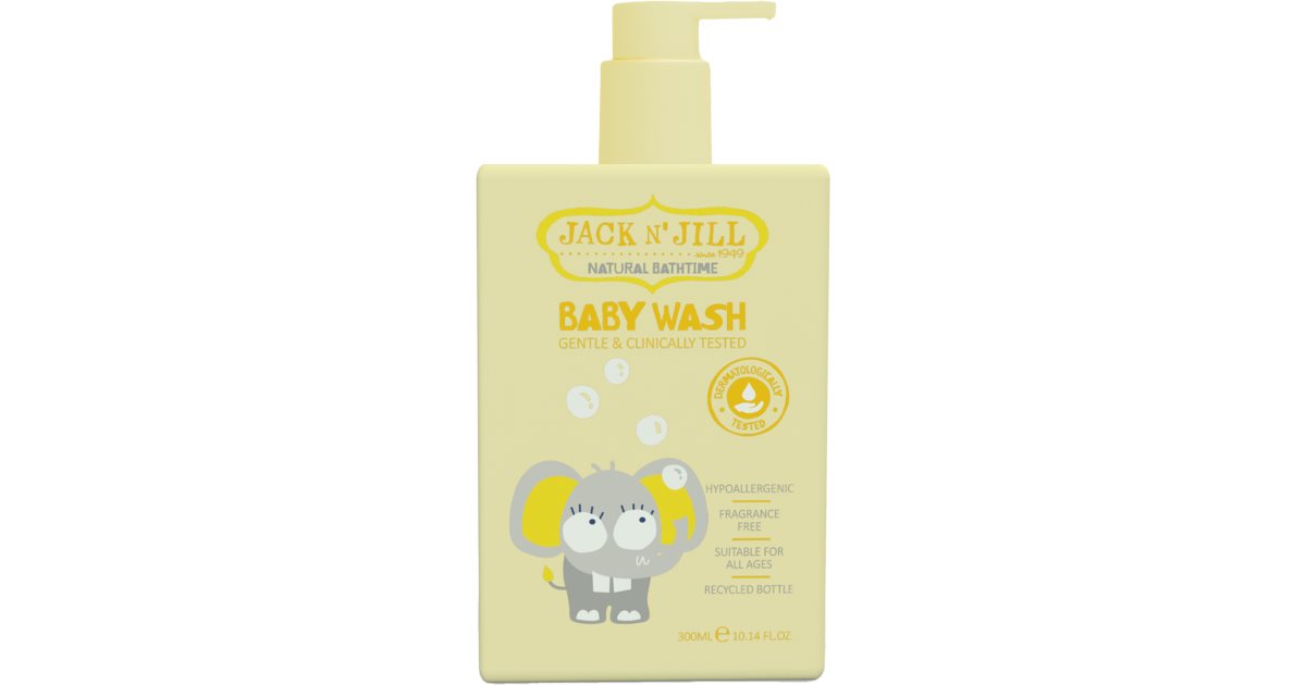Jack N’ Jill Natural Bathtime Baby Wash gentle shower gel for babies