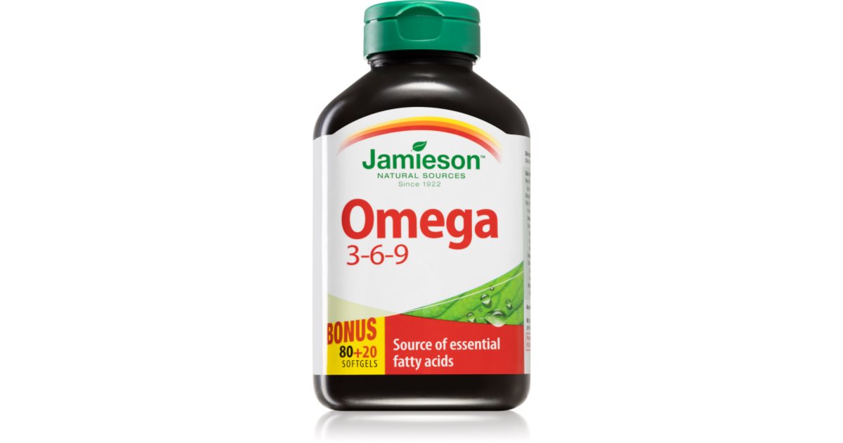 Jamieson Omega 369 1200mg Weichkapseln für eine normale Herz und