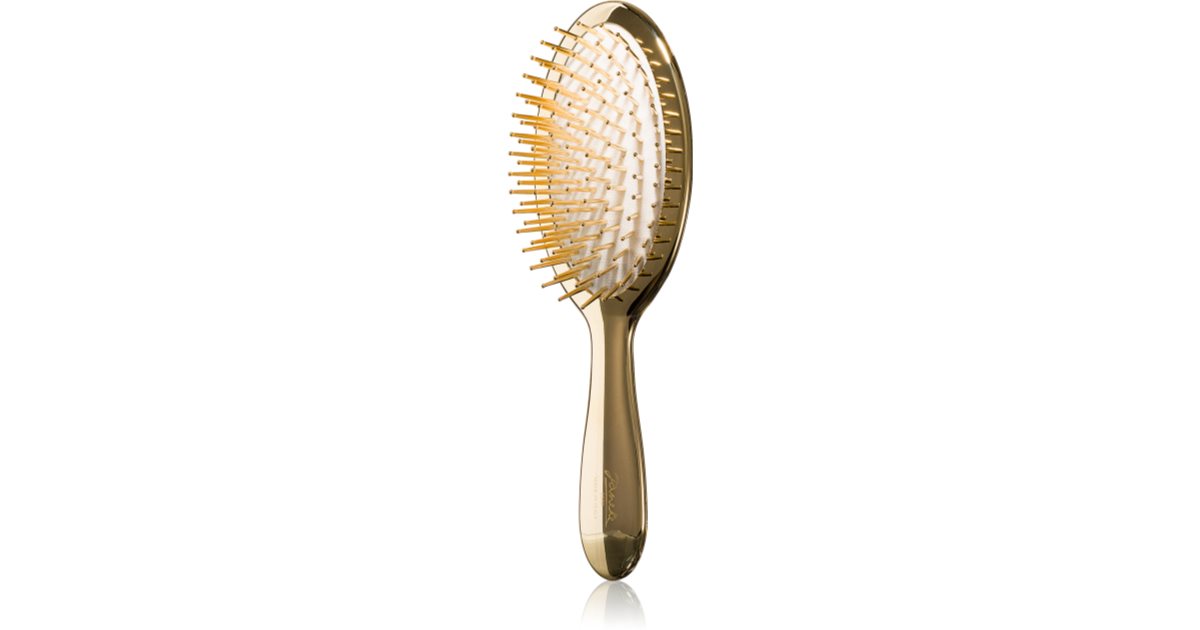 Janeke Gold Line Air Cushioned Brush With Gold Pins Flache B Rste