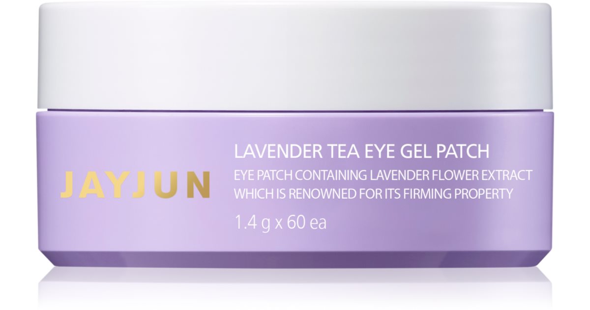 Jayjun Eye Gel Patch Lavender Tea hydrogel eye mask with firming effect
