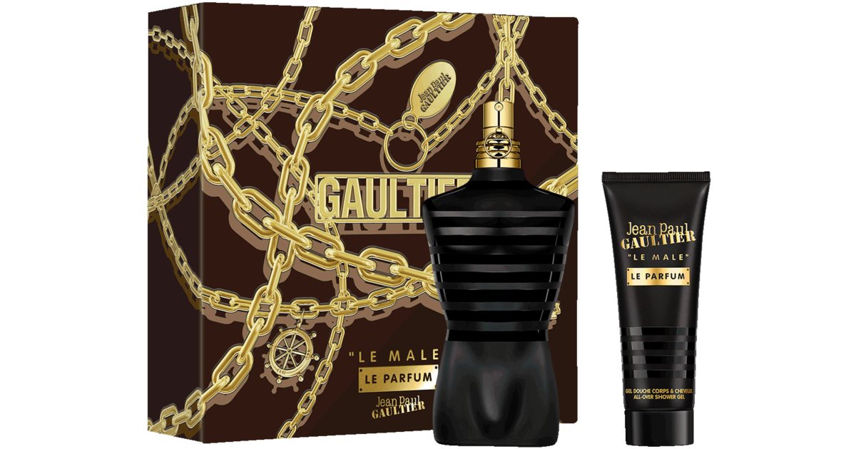 Lot 3 Produits Le Male - Ensemble Soin Et Parfum Homme Jean Paul Gaultier