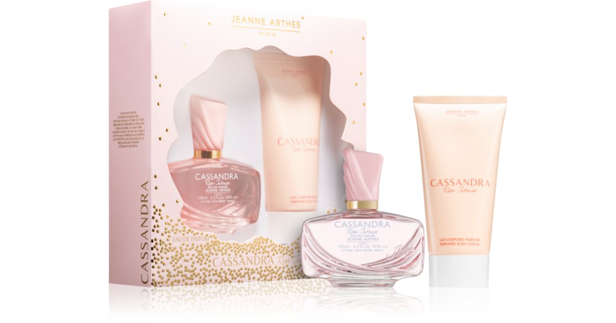 Jeanne Arthes Cassandra Rose Intense Gift Set for the body for