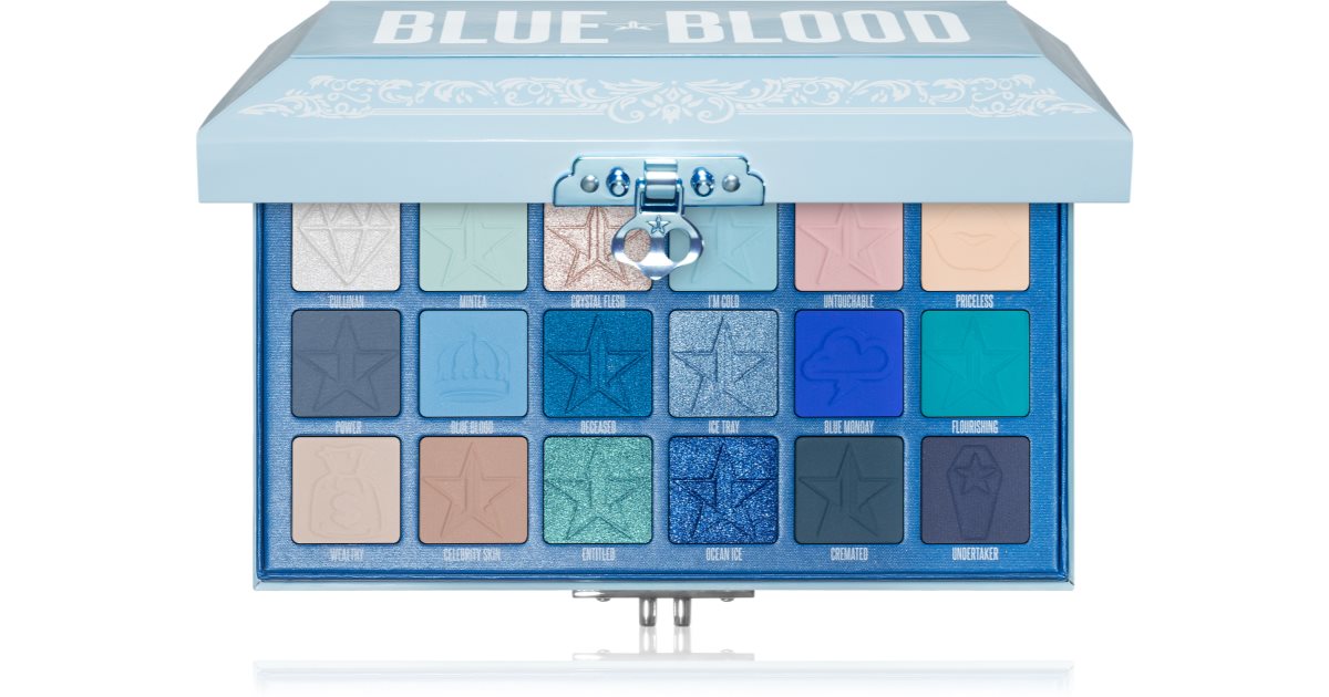 Blue on sale eyeshadow pallete