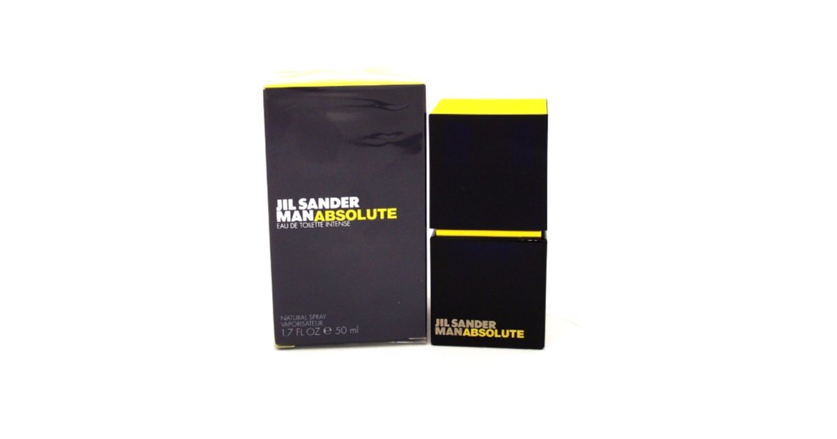 香水(男性用) JILL SANDER ABSOLUTE MAN 50ml / 100% Jil Sander Man Absolute EDT Spray 1.7oz Intense NIB Sealed Rare