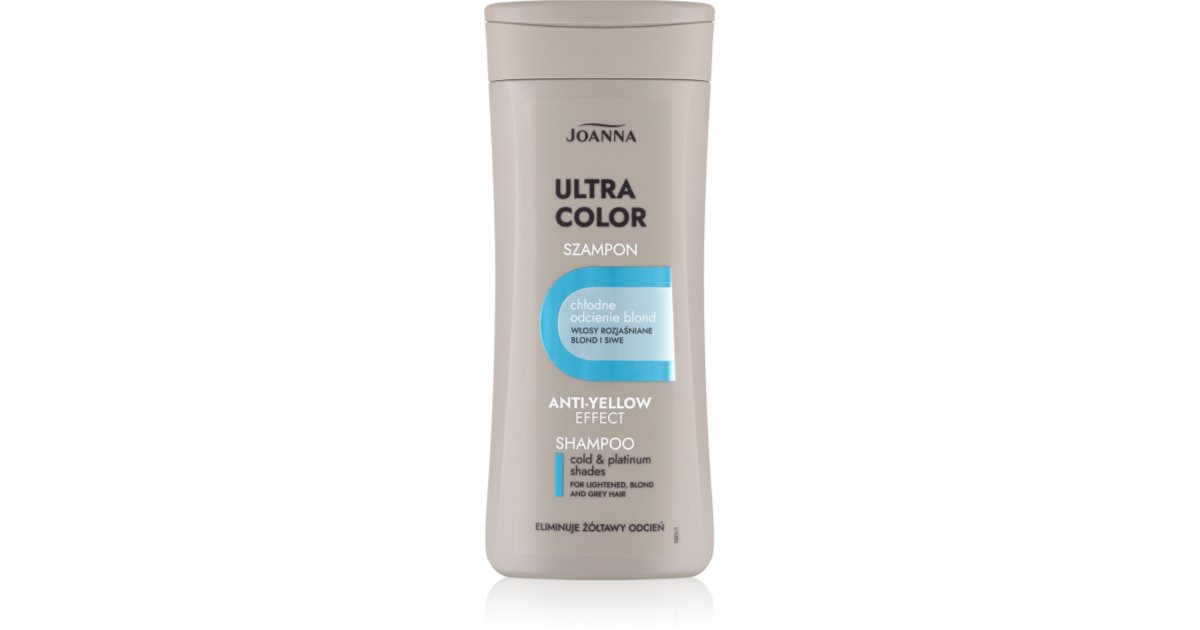 Joanna Ultra Color Conditioner Für Silbernes & Platinblondes Haar – Gegen Gelbstich, Mit Farbpflege