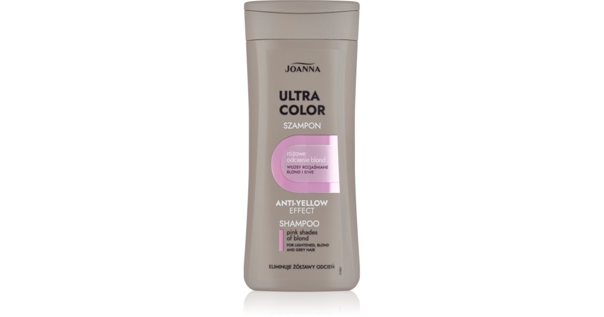 Joanna Ultra Color shampoing pour cheveux blonds et méchés | notino.fr