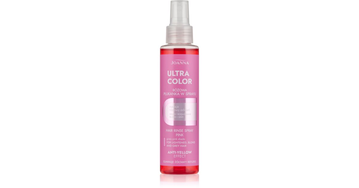 Joanna Ultra Color Hair Rinse Pink Spray színező spray | notino.hu