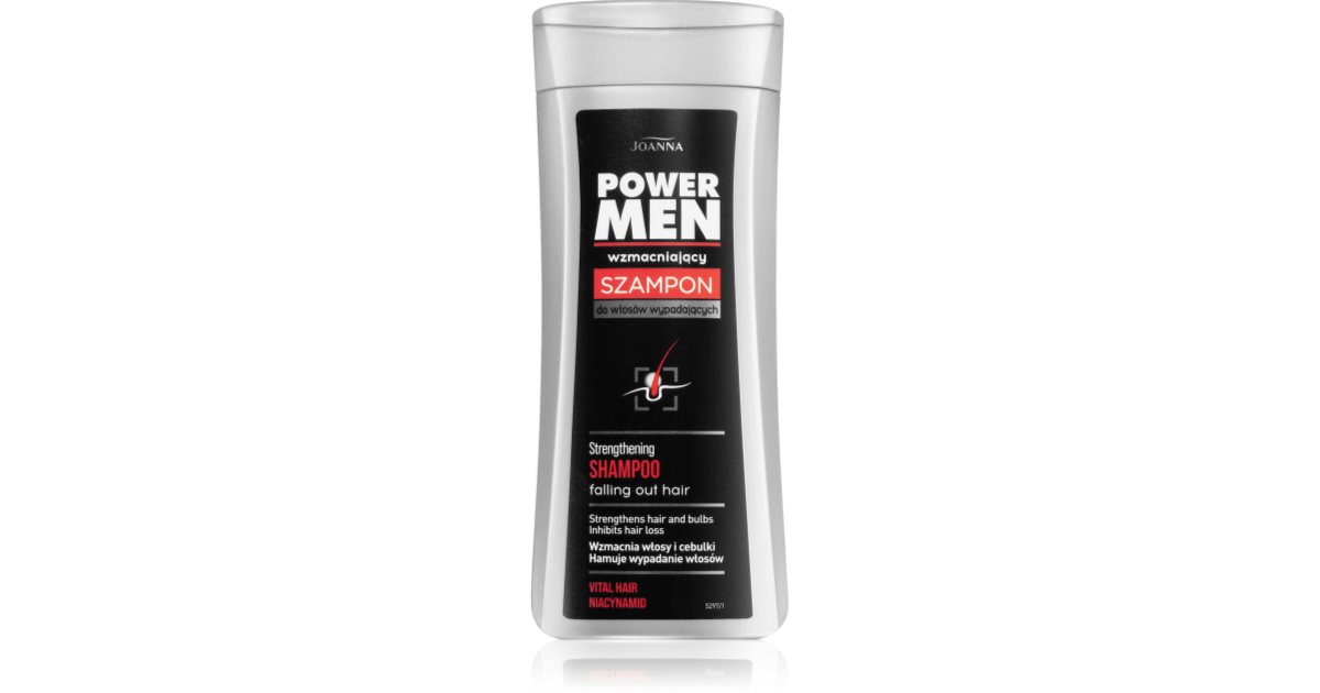 Joanna Power Men Strengthening Shampoo For Hair Loss Uk 9116