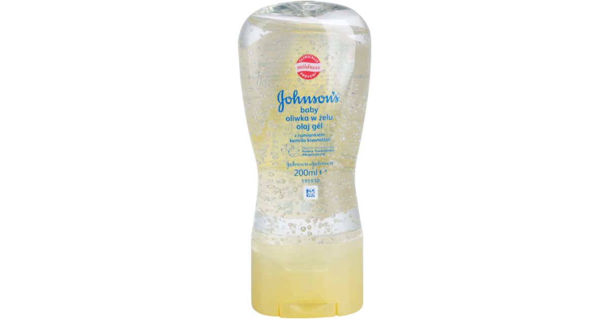 Johnson's® Care Babyolie gel Med kamille | notino.dk