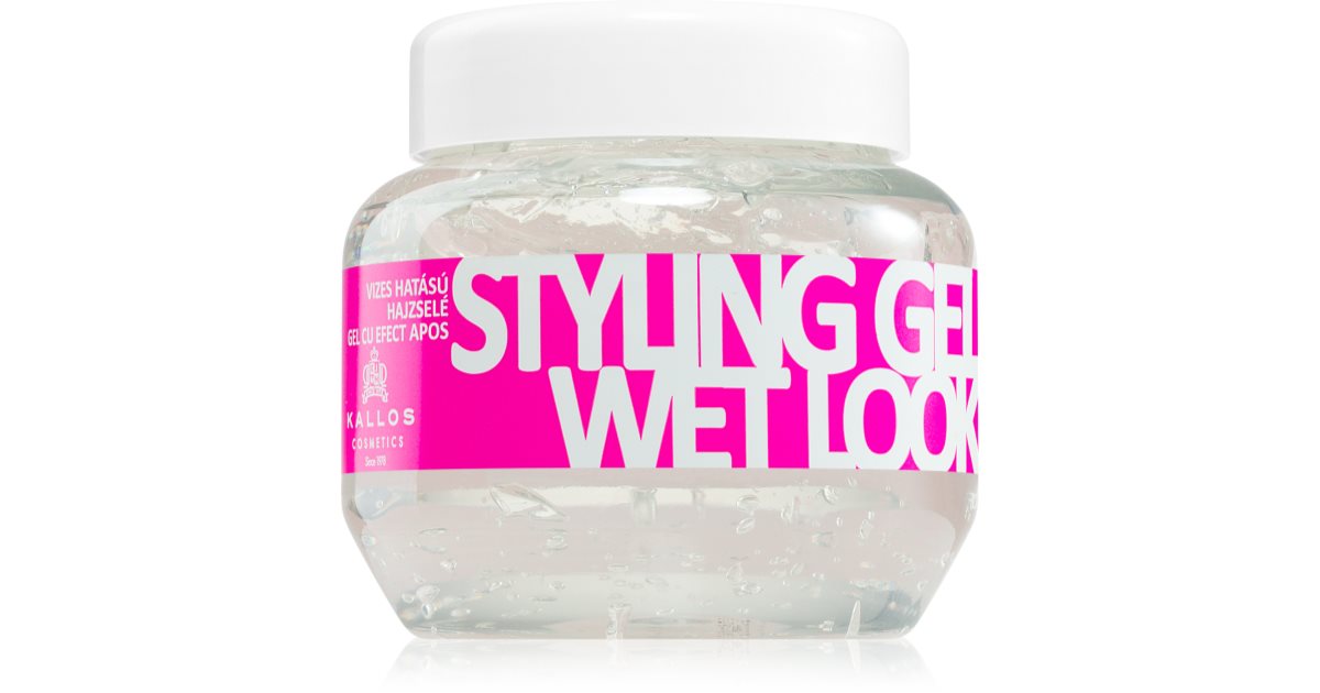Kallos Styling Gel Wet Look gel para el cabello con efecto mojado