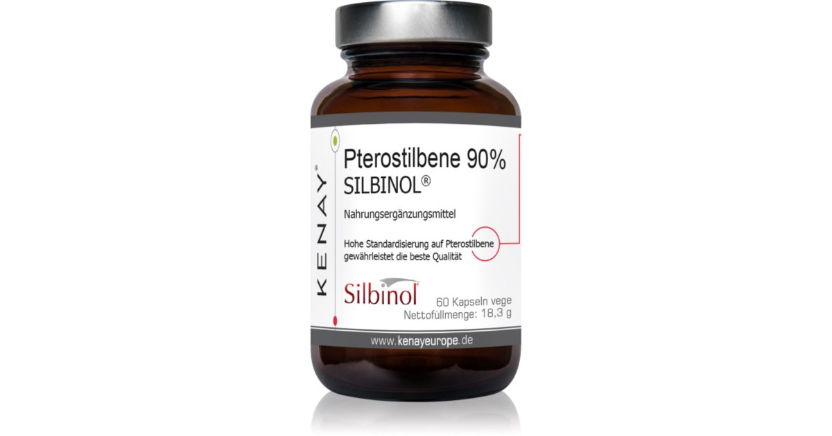 Kenay Pterostilbene 90% SILBINOL Kapseln mit antioxidativer Wirkung ️ ...