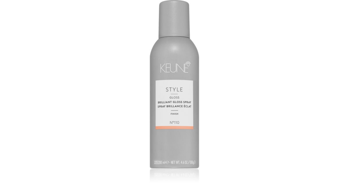 Keune Design Brilliant Gloss Spray 200 Ml – Für Glänzendes, Gesund Aussehendes Haar, Leichte Formel