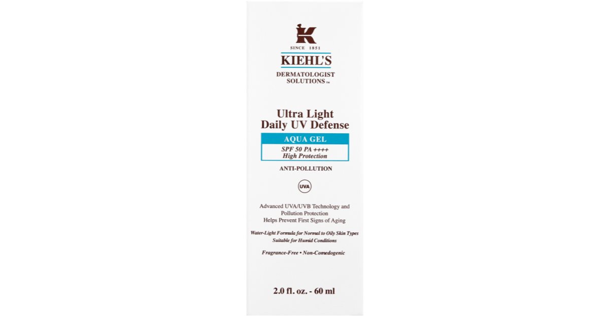 Kiehl's Dermatologist Solutions Ultra Light Daily UV Defense Aqua Gel