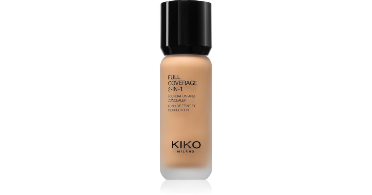 KIKO Milano Full Coverage 2-In-1 foundation and concealer 2-in-1 ...