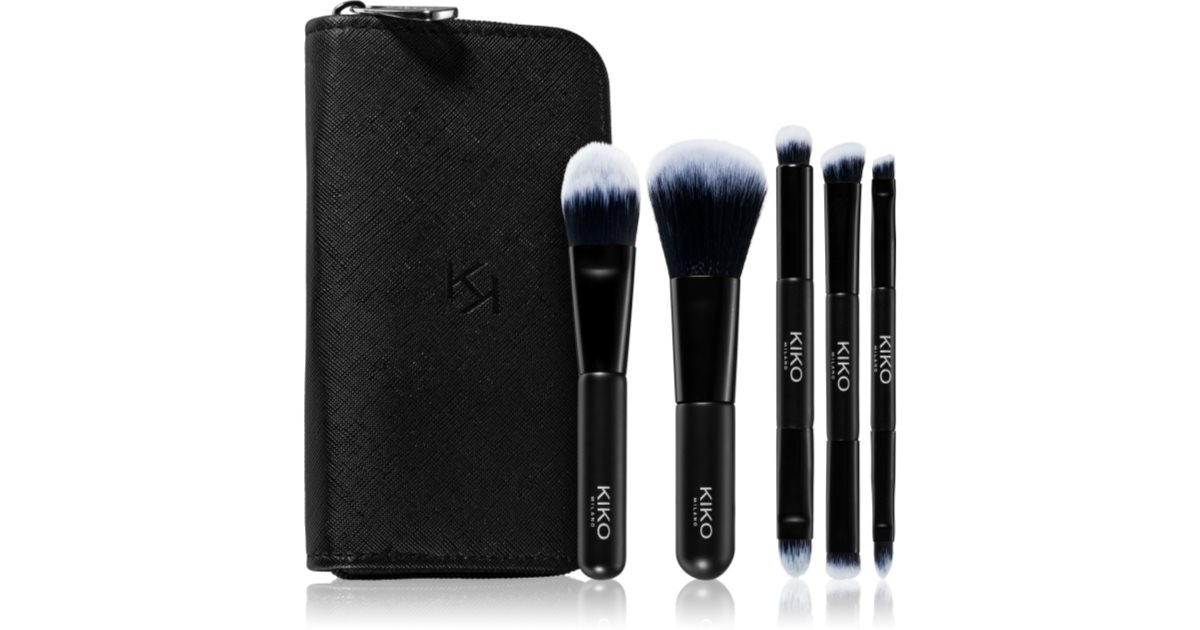 KIKO Milano Travel Brush Set set de brochas con estuche - Main Image