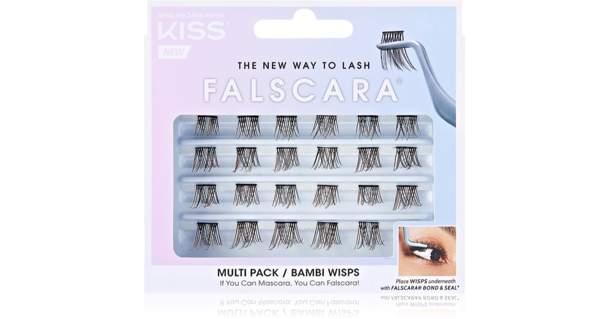 KISS Falscara Wisp Wimpernbüschel mit Punkten zum Aufkleben