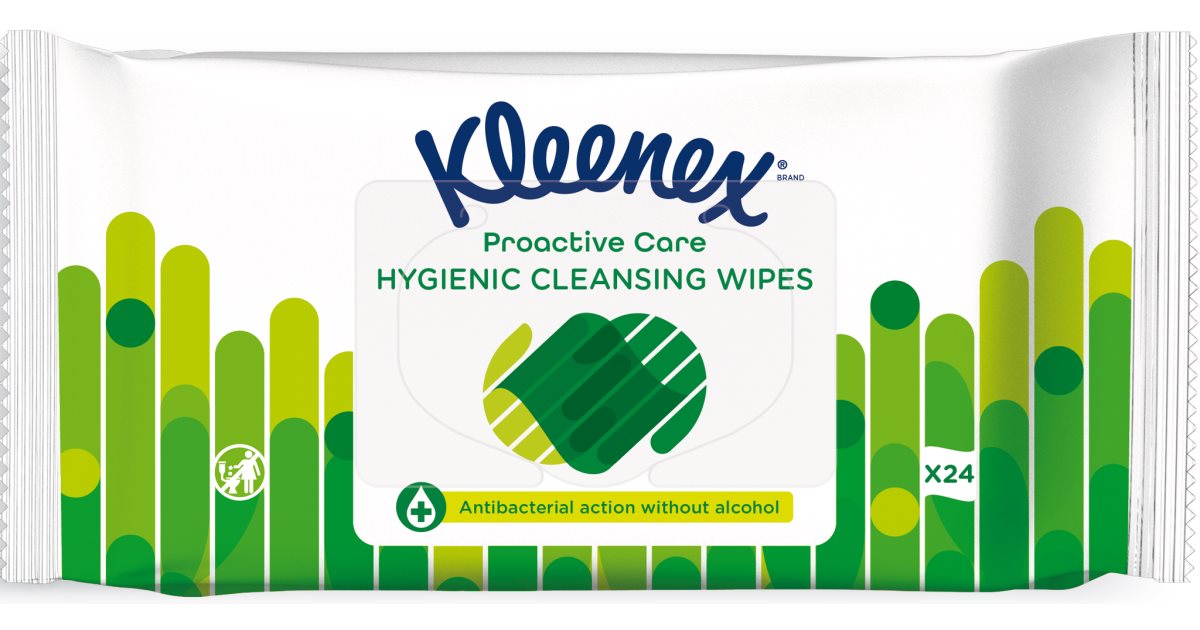 Kleenex Antibacterial Wet Wipes notino.gr