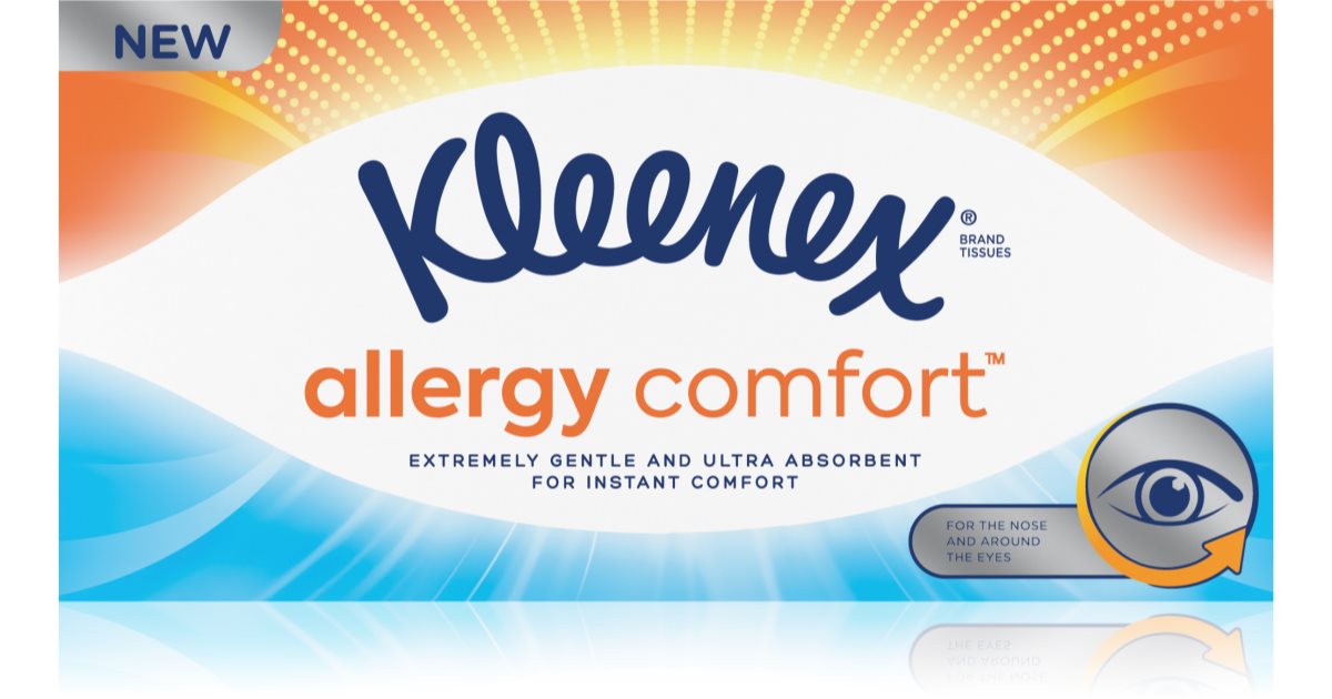 Kleenex Allergy Comfort Box paper tissues notino.co.uk