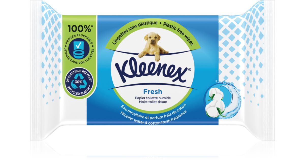 Kleenex Fresh moist toilet tissue notino.co.uk