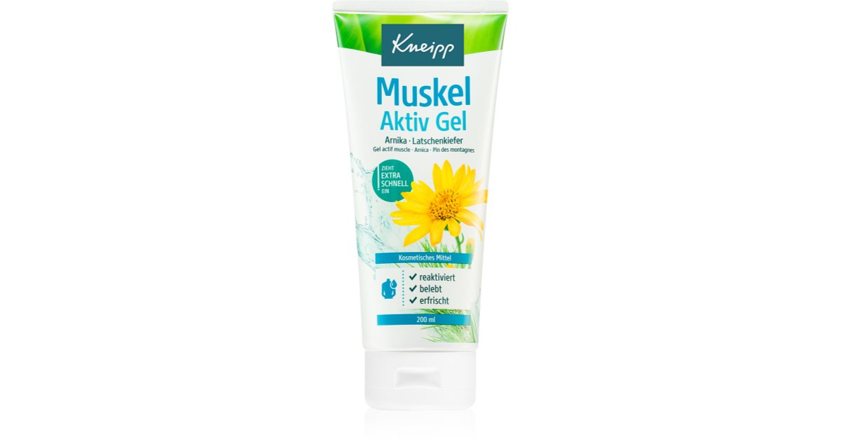 Kneipp Arnica Active kühlendes Gel für beanspruchte Muskeln notino at