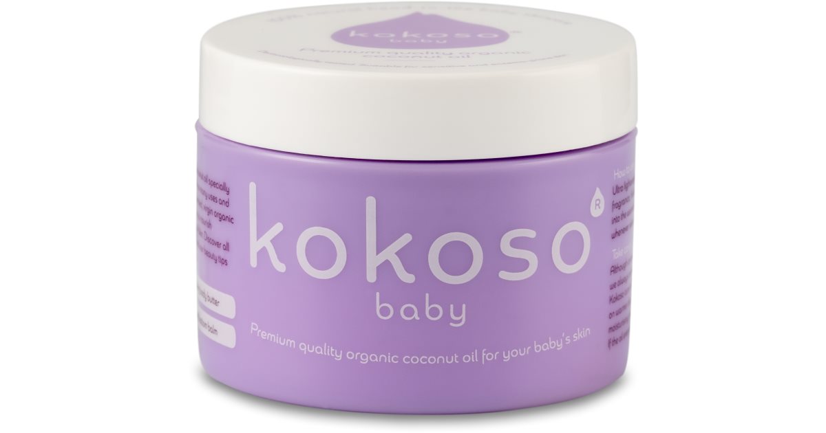 Kokoso Baby Kids organic coconut oil notino.co.uk