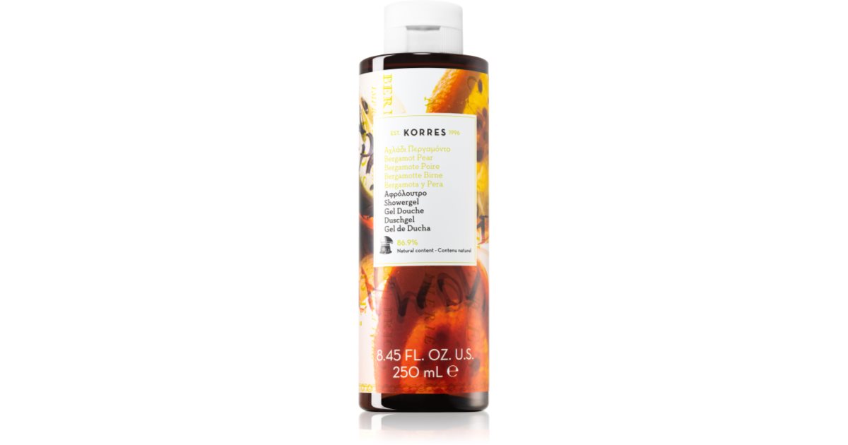 Korres Bergamot Pear gel de douche notino.fr
