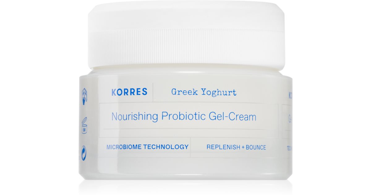 Korres Greek Yoghurt Gel Cr Me Hydratant Aux Probiotiques Notino Fr