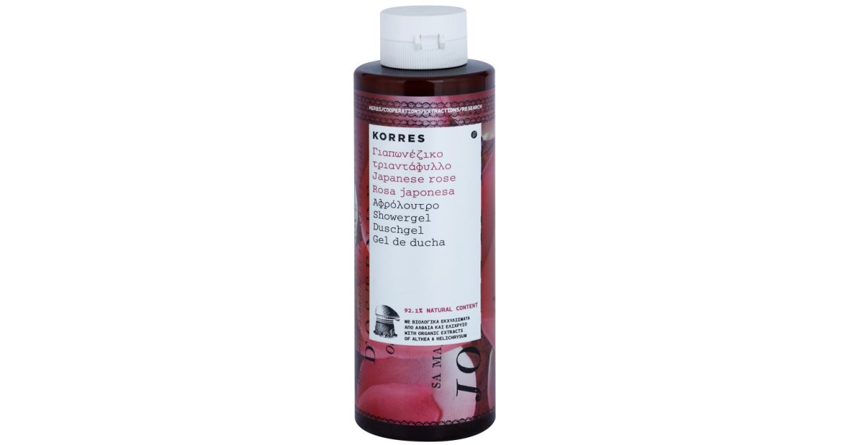 Korres Japanese Rose Moisturizing Shower Gel notino.co.uk