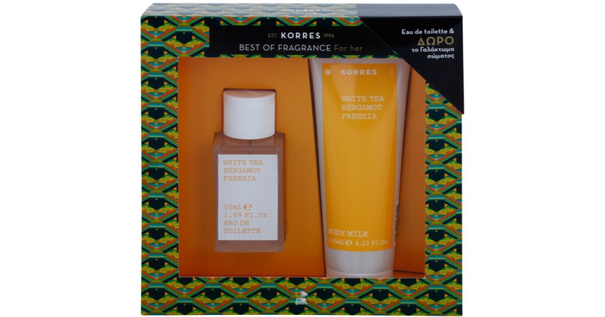 Korres White Tea, Bergamot & Freesia zestaw upominkowy I. notino.pl