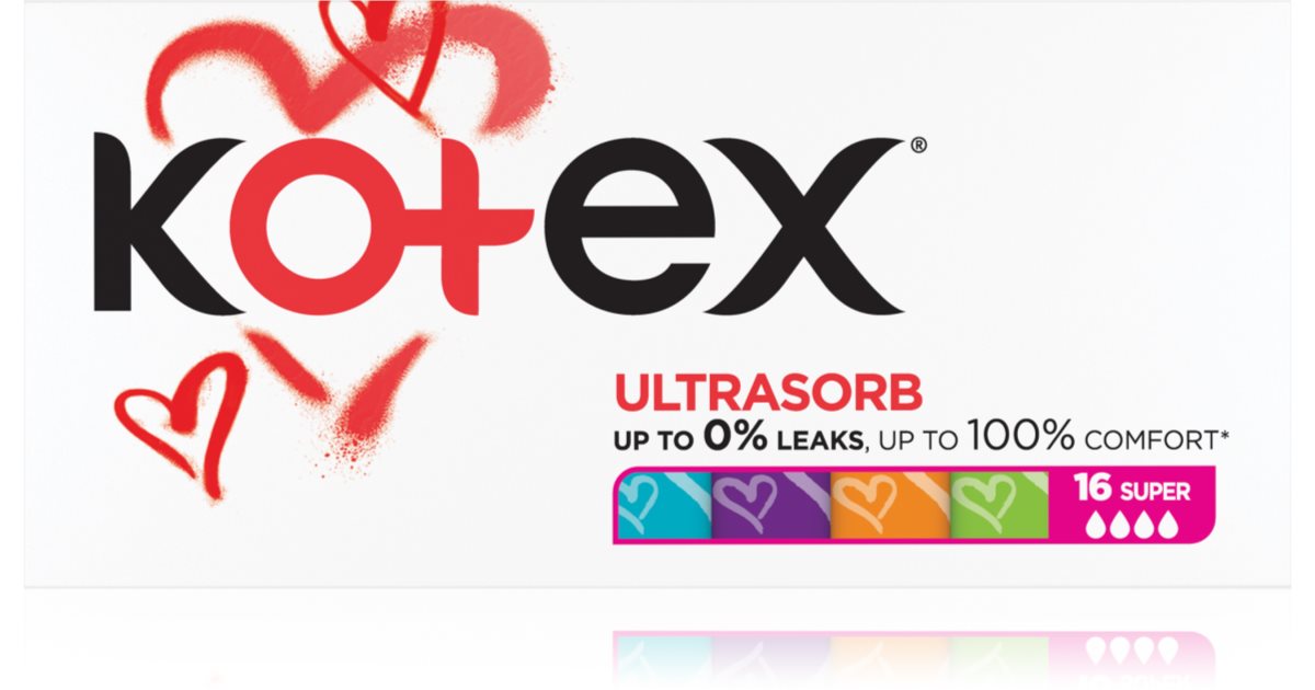 Kotex Ultra Sorb Super tampons notino.ie