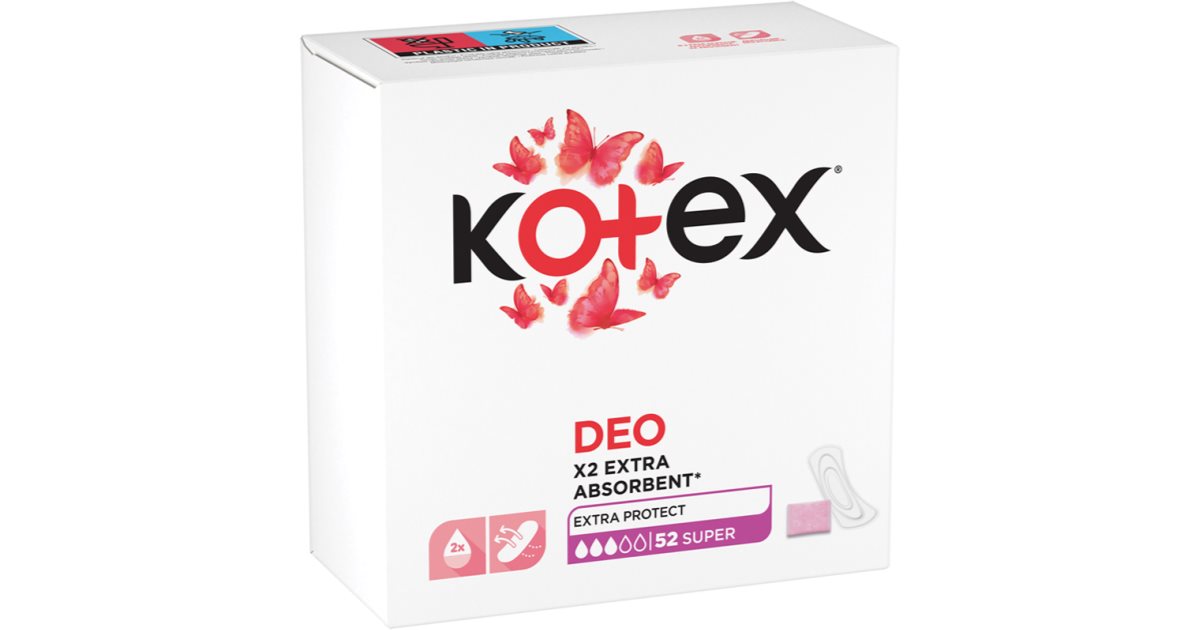 Kotex Super Deo panty liners notino.ie