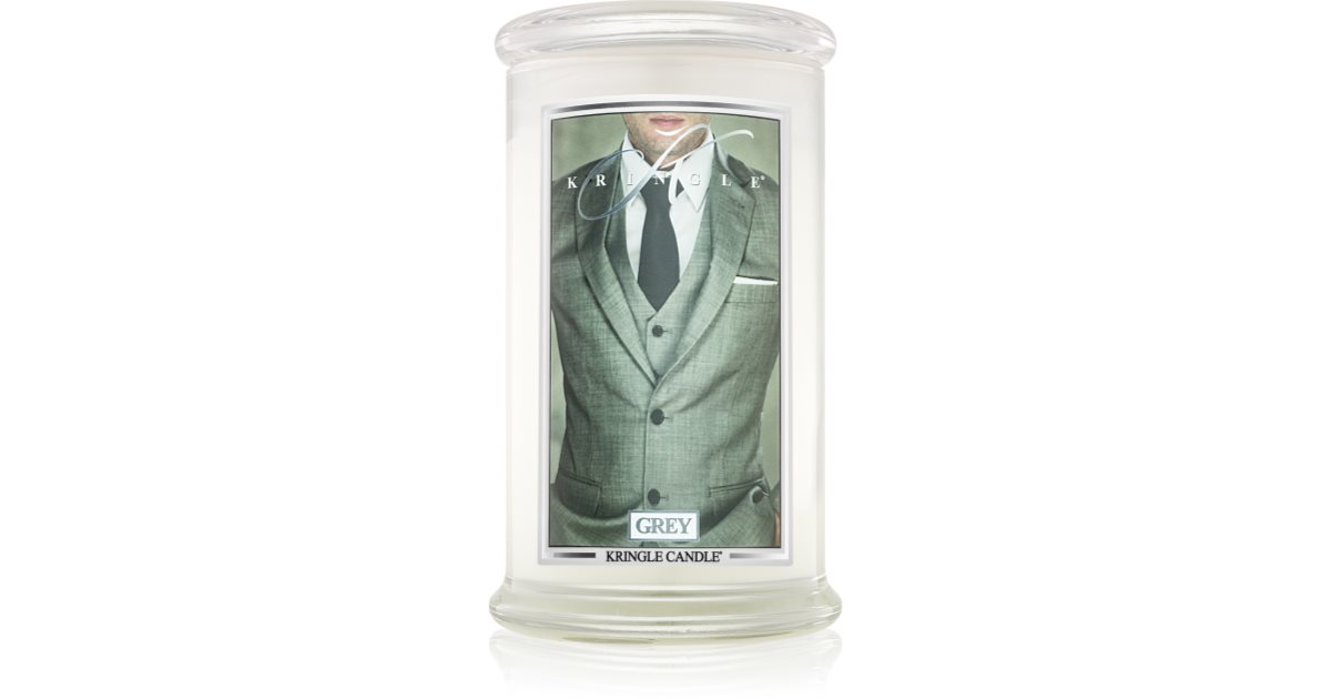 Kringle Candle Grey scented candle notino.co.uk