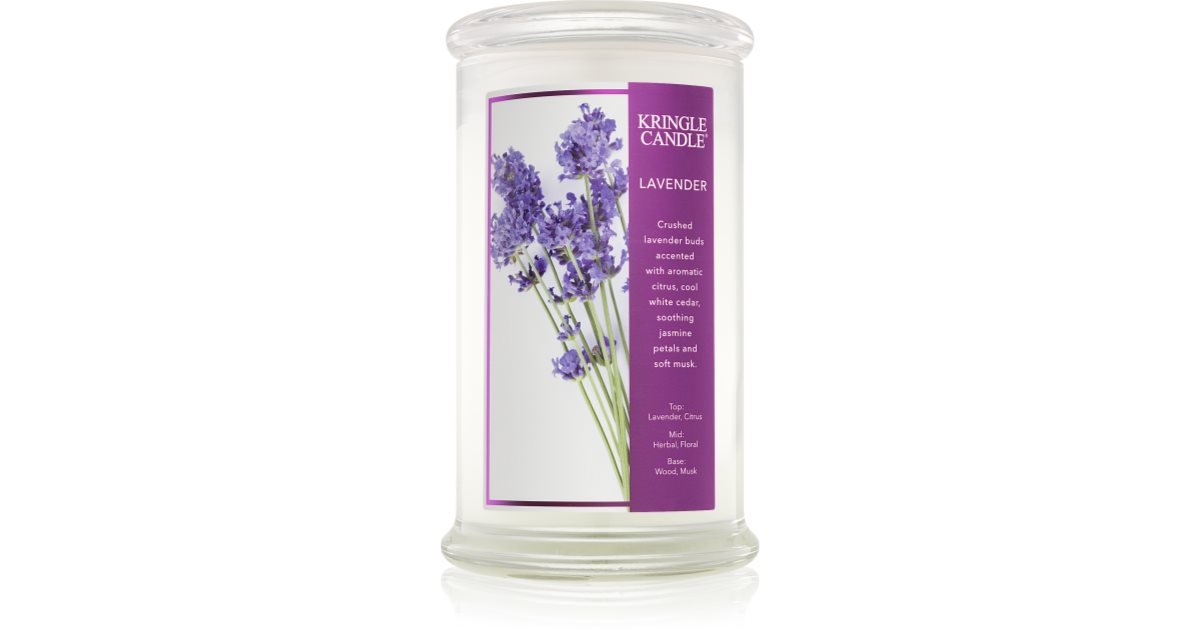 Kringle Candle Lavender vela perfumada notino.pt
