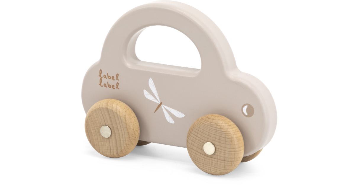 Vilac Checkers 2283 Holz Rally Auto Spielzeug – Groß, 15 Cm Lang, Für Kinder Ab 1 Jahr